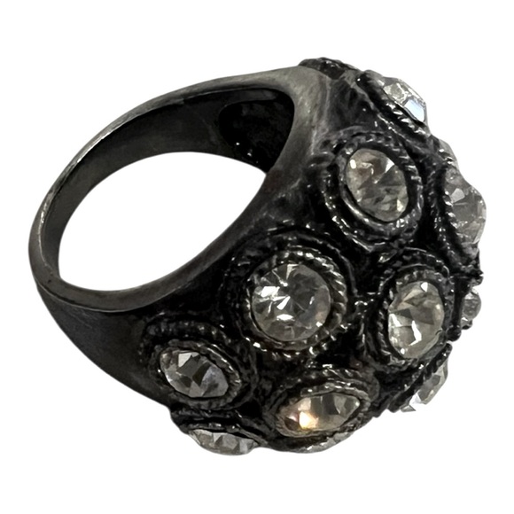 Premier Designs Jewelry - Large Rhinestone Silver Crystal Ring
